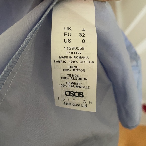 ASOS EDITION bow back smock dress - Picture 6 of 6